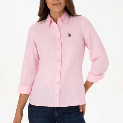 پیراهن مردانه کلاسیک با پارچه کتان سوپریم U S Polo Assn