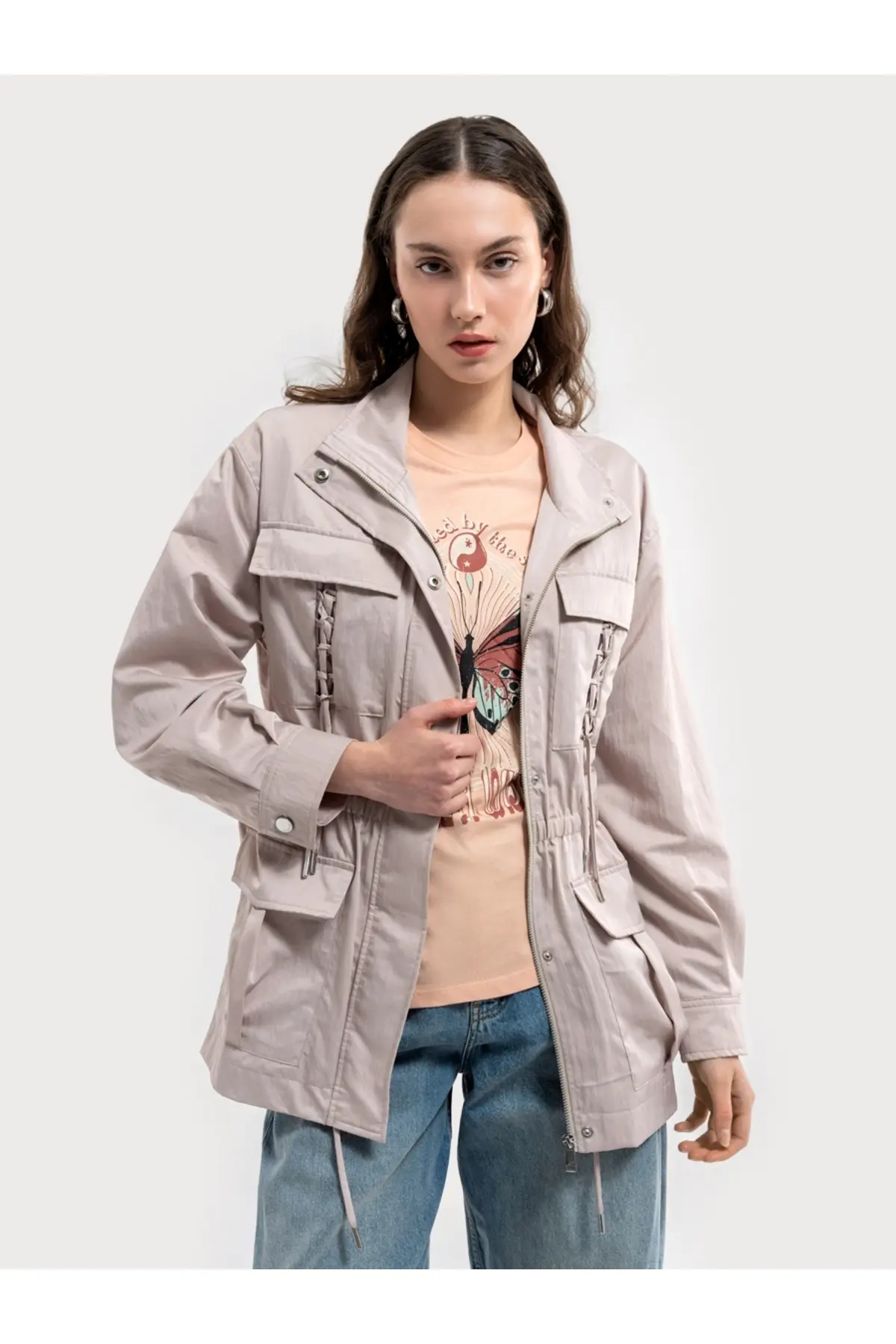 بارانی زنانه گشاد Loose Fit