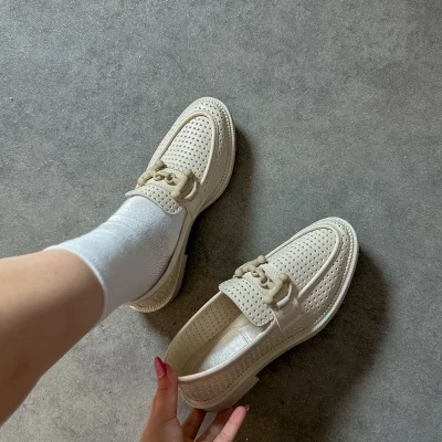 موکاسین Shoes G زنانه Acarbey بژ