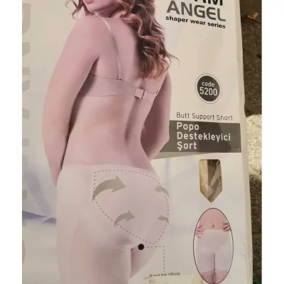 تاپارلاییجی شورت کرست زنانه با پشتیبانی باسن مدل تن 5200 DP GİYİM Dpgiyim