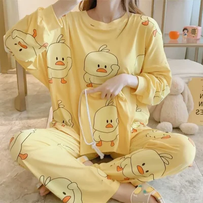 پاجاما سوپرنرم New Chick مدل Süpersoft Pembis Homewear