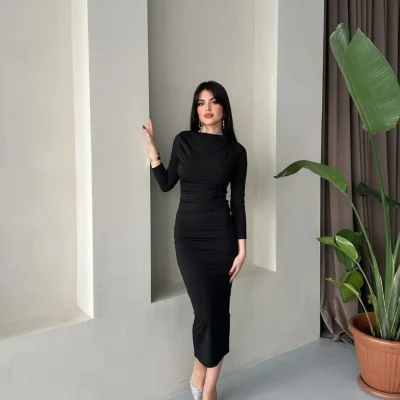 لباس میدی دراپه ممتاز BY SE MAS Wear