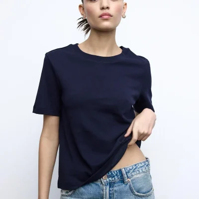 تیشرت ضخیم فیت معمولی Stradivarius