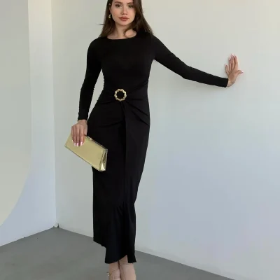 لباس ماکسی با اکسسوری Lumuteks