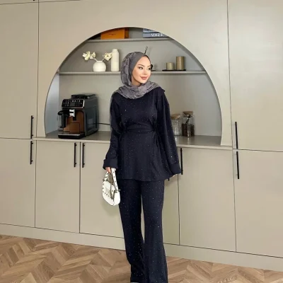 تاپ زنانه آبی Kilif Store