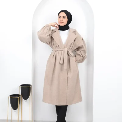 Genel Markalar بالون کیش زنانه کاپشن قد متوسط trendyol