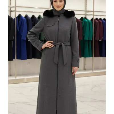 پالتو زنانه Gonca Konfeksiyon خاکستری