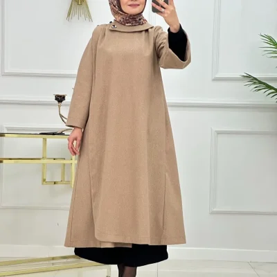 کت کانادا کیش زمستانی طرح دار مجلسی Enans Design
