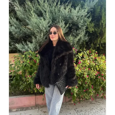 کت خز trendyol