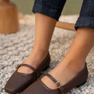 کفش لوففر زنانه Nine West قهوه‌ای