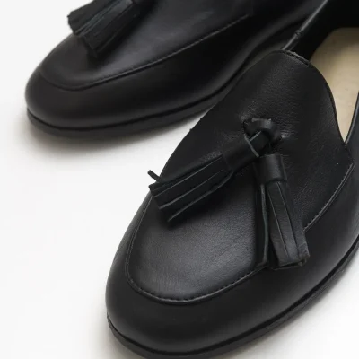 کفش Lina زنانه چرمی Luvishoes مشکی