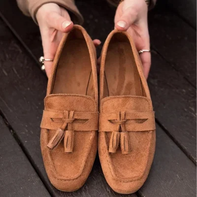 کفش لوففر زنانه اولنا مدل تابا سویت I Love Shoes