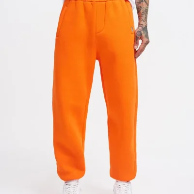 شلوار جاستر مردانه مدل Relaxed Jogger Basic نئون نارنجی