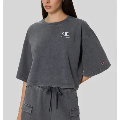تیشرت یقه‌دار زنانه Icons Plush Wash Crewneck - مدل VS517 Champion