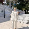 تاپ و تیشرت زنانه سفید Ssdesing