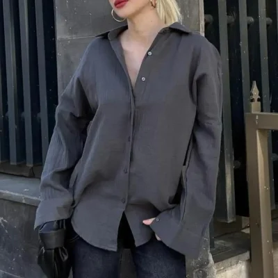 پیراهن زنانه مدل MG1660 از پارچه موسلین آنتراسیت