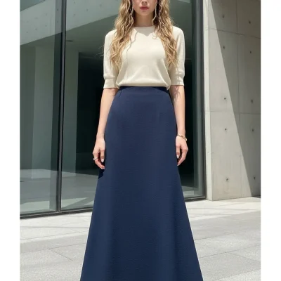 دامن زنانه آبی Eyye