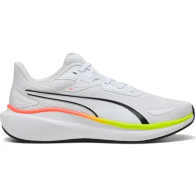 کفش دویدن مردانه و زنانه اسکای‌راکت لایت LACİ - PUMA White-Yellow Alert-Glowing Red