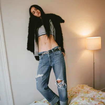 شلوار جین زنانه مدل Larga zara