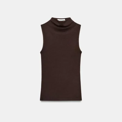 تیشرت زنانه طرح دار کتان zara