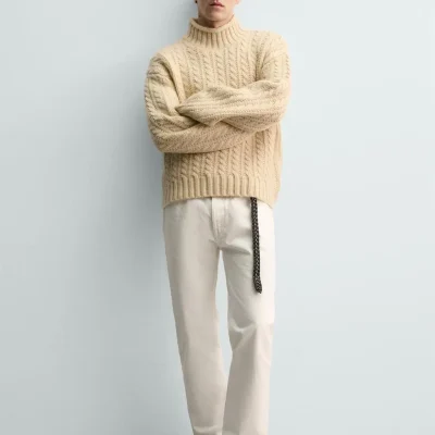 تیشرت جرسی مردانه - مدل F. Jersey zara