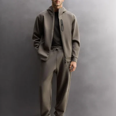 سویشرت هودی تکنیکال زیپ‌دار Zara Athleticz