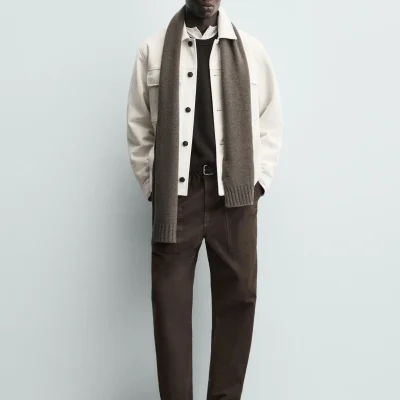 پیراهن کتان مردانه مدل Sobrecamisa zara