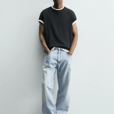 شلوار جین مردانه LOOSE FIT zara