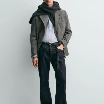شلوار جین مردانه فانتزی مدل F. Pant Denim zara