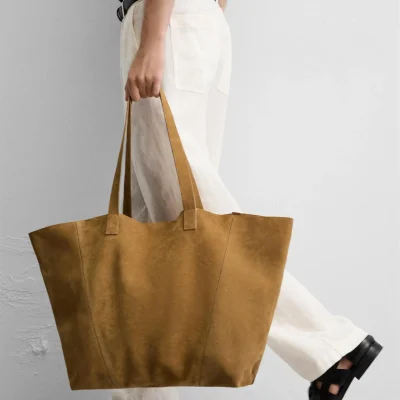 کیف دستی زنانه چرمی سوئیت مدل شاپر zara