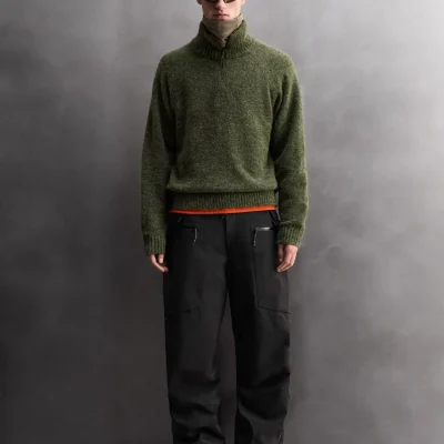 ژاکت پشمی زیپ‌دار ZARA ATHLETICZ