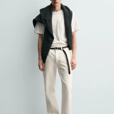 شلوار جین AARON LEVINE X ZARA مدل Straight Fit