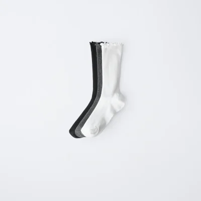 جوراب بچه گانه نخی طرح دار zara