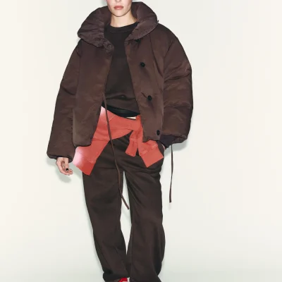 کاپشن کوتاه ضد آب و باد کاپیتونه zara