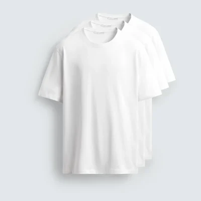 پکیج ۳ تایی تیشرت بیسیک مدیوم وزن zara