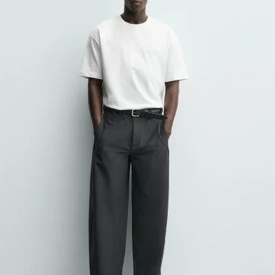 تیشرت بیسیک هوی‌ویت BASIC HEAVYWEIGHT T-SHIRT zara