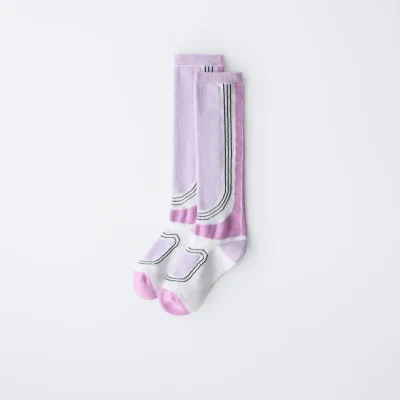 جوراب بچه گانه نخی طرح دار zara