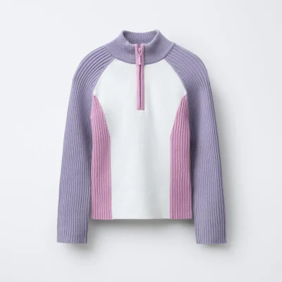 پیراهن بافتنی دخترانه نیا - مدل پانچو zara