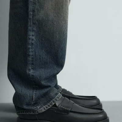 موکاسین چرم مردانه zara