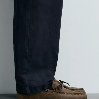 کفش رسمی مردانه چرم طبیعی zara