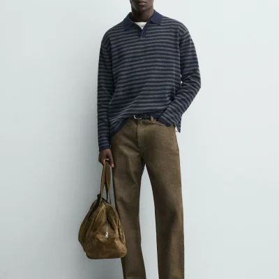 شلوار جین راسته مستقیم zara