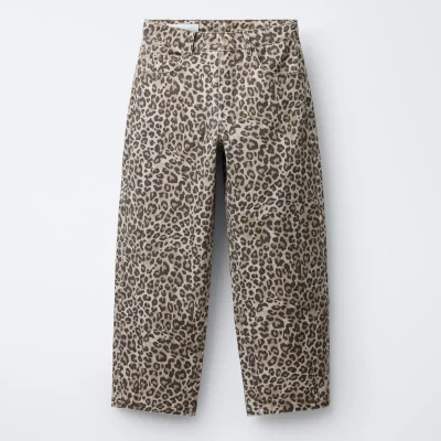 بارل جین حیوان‌دار دخترانه zara