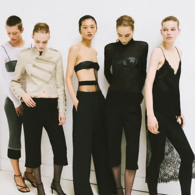 صندل ساتن پاشنه‌دار با بند انگشتی zara