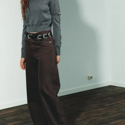 شلوار پاکتی زنانه مدل T.PANT.PAQUETER zara