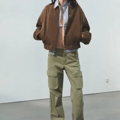 شلوار پارچه‌ای زنانه مدل T.PANTALON zara