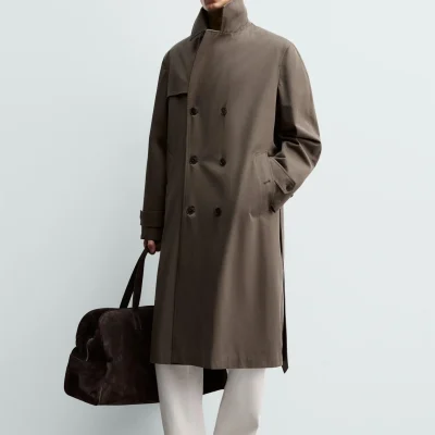 مانتکو اورجینز ترنچ کت ضد آب zara