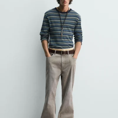 تیشرت مردانه آستین کوتاه مدل Camiseta M/L zara