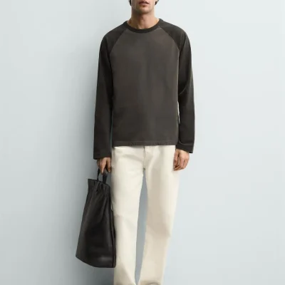 تیشرت مردانه مدل Camiseta M/L zara