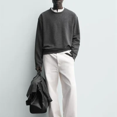 تیشرت مردانه آستین بلند مدل Camiseta M/L zara