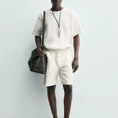 تیشرت بافتنی مردانه zara